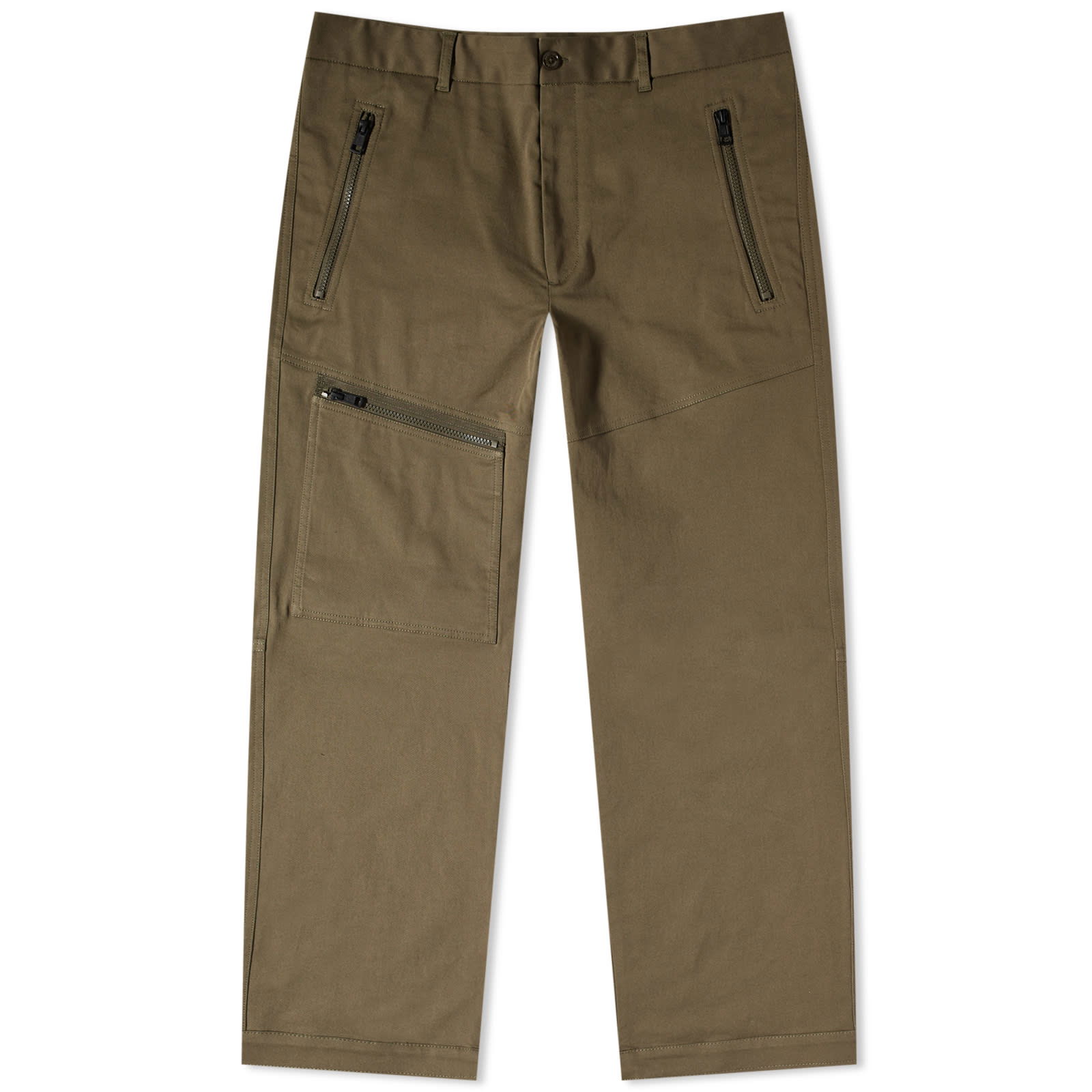 Utility Zip Trouser Khaki