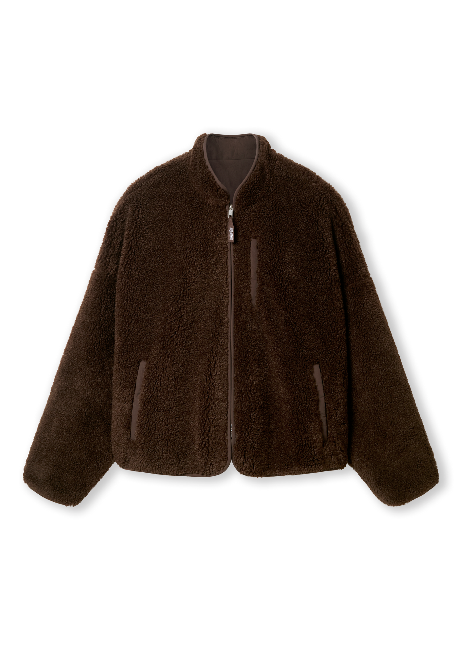 Bunda AXEL ARIGATO Alvin Armstrong Fleece Zip-Up Jacket Hnedá | A4020001, 1