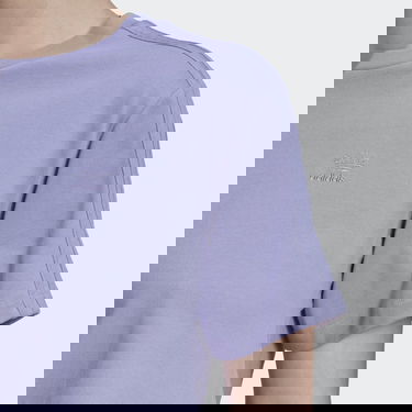 Tričko adidas Originals Knot Cropped Tee Fialová | HB9479, 6