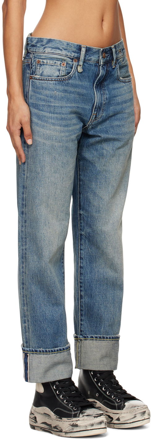 Džínsy R13 R13 Boyfriend Jeans Modrá | R13W5083-D250C, 1