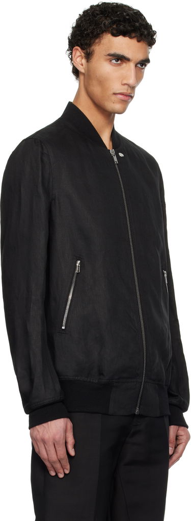 Bomber bunda Rick Owens Rick Owens Hollywood Classic Flight Bomber Jacket Čierna | RU01E5778 TWL, 1