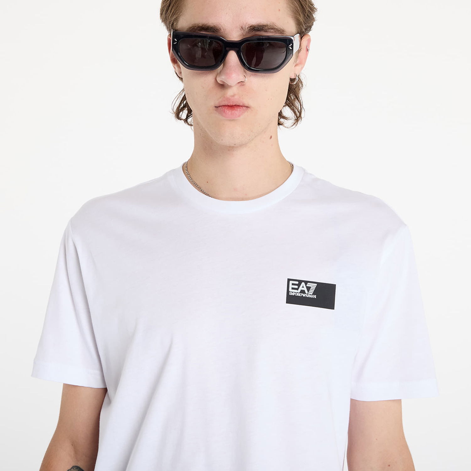 Tričko Emporio Armani T-shirt EA7 T-Shirt White S Biela | 6DPT02PJVPZ1100, 1