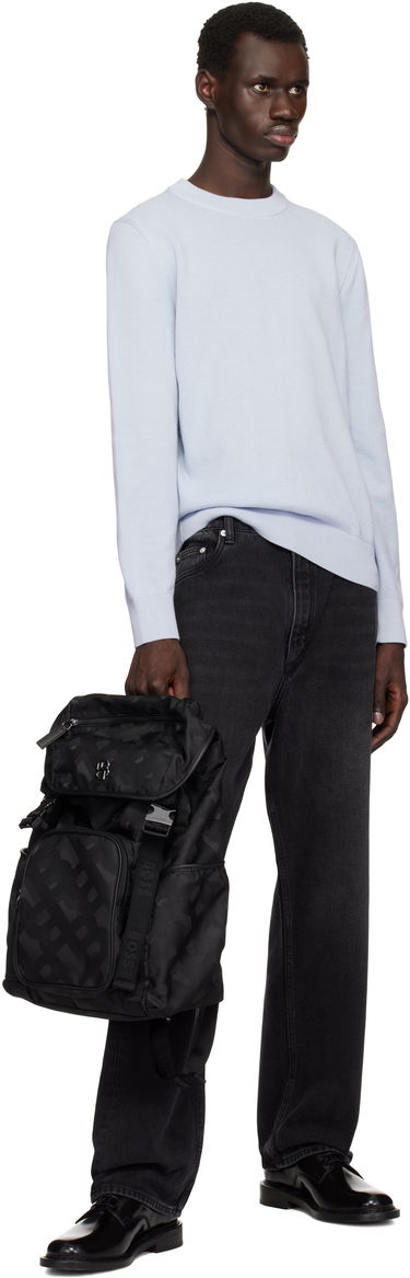Batoh BOSS Monogram Backpack Čierna | 50536225, 3