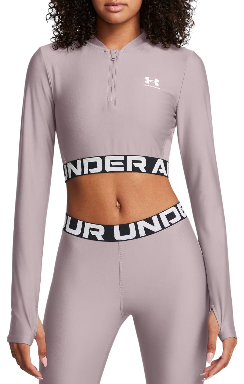 Tričko Under Armour HeatGear® Rib Shirt Fialová | 1388692-015, 0