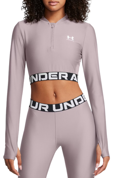 Tričko Under Armour HeatGear® Rib Shirt Fialová | 1388692-015, 0