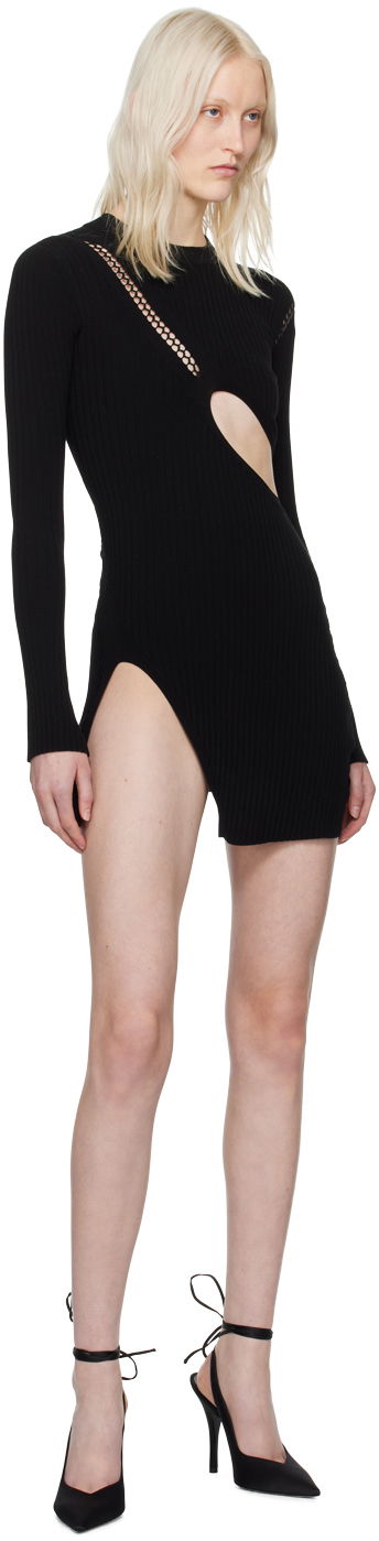 Šaty The Attico Attico Cutout Minidress Čierna | 242WCA283 KV001, 3