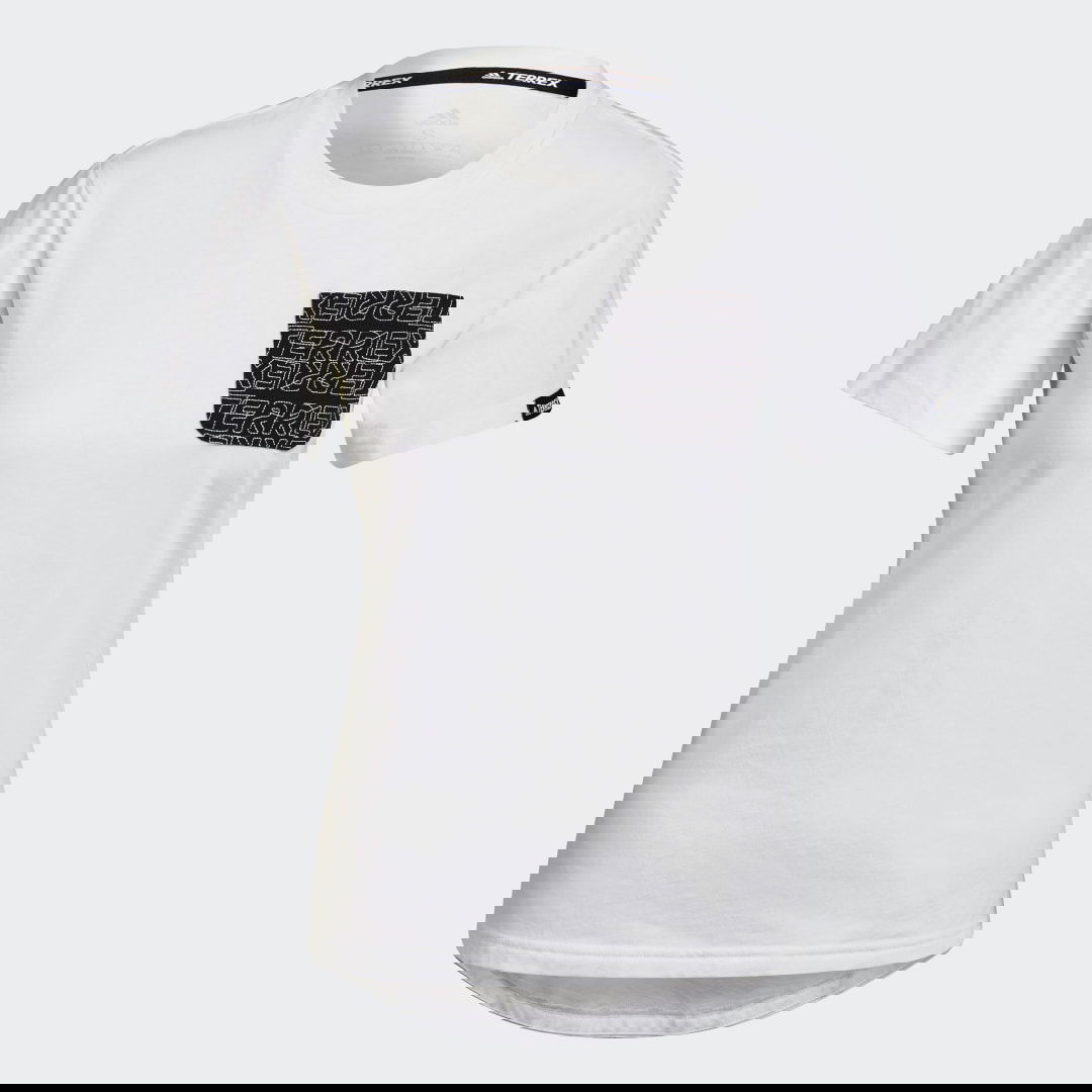 Tričko adidas Performance Tričko Terrex Pocket Graphic Biela | GU8983, 1