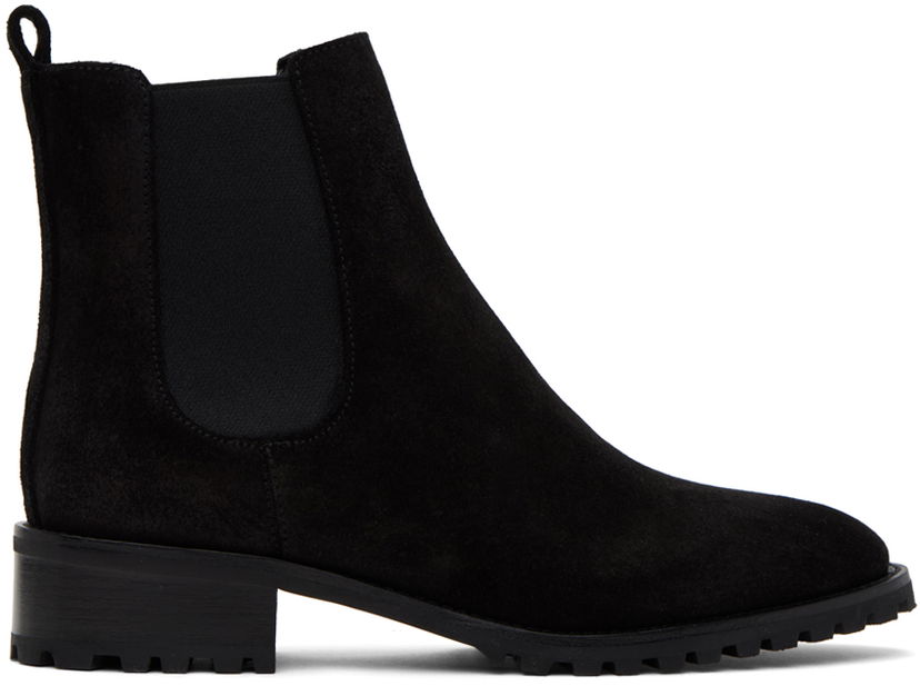 Oblečenie Manolo Blahnik Manolo Blahnik Chelata Suede Chelsea Boots Čierna | 321-1812-0001