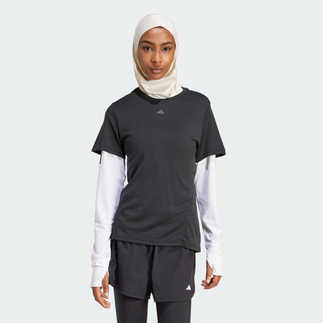 Tričko adidas Performance Training HEAT.RDY HIIT T-Shirt Čierna | IU1123, 1