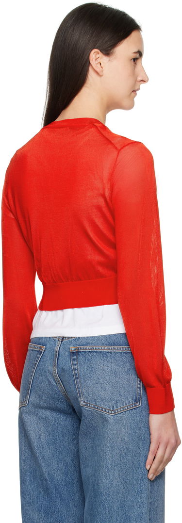 Sveter Alexander Wang Alexanderwang.t Embroidered Cropped Cardigan Modrá | 4KC1253070, 2