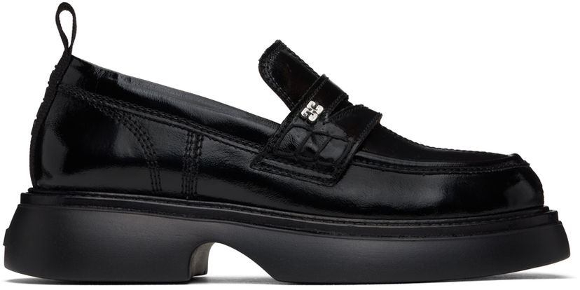 Tenisky a topánky GANNI GANNI Everyday Platform Loafers Čierna | S2621