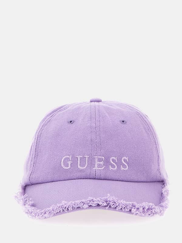 Šiltovka GUESS Baseball Cap With Logo Lettering Fialová | AW9493COT01, 0