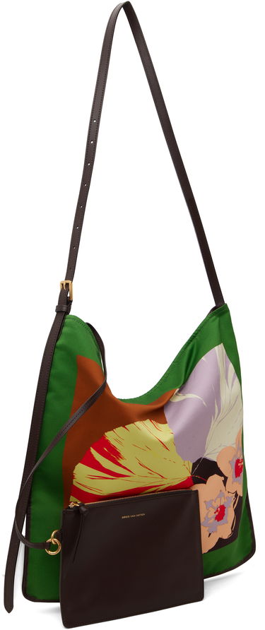 Taška cez rameno Dries Van Noten Dries Van Noten Large Scarf Tote Zelené | 251-011502-792, 1