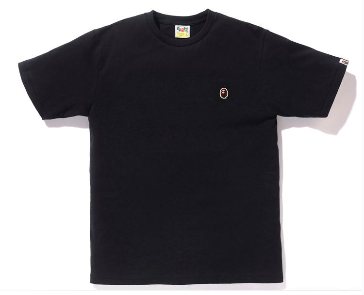 Tričko BAPE Ape Head One Point Tee Čierna | 1J30-110-004, 0