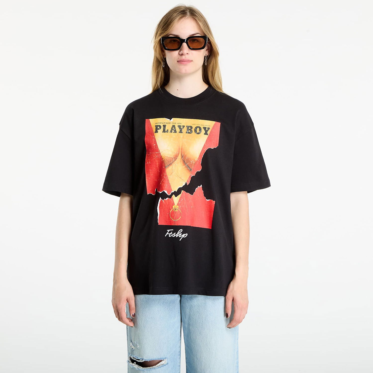 Tričko Footshop Playboy x FTSHP Cover Tee 1973/7 UNISEX Black Čierna | FTSHP_523, 1