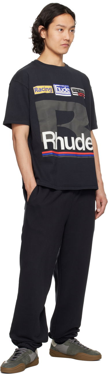 Tričko Rhude Rhude Petrol Patch T-Shirt Čierna | RHSS25TT12012, 3