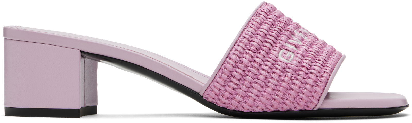 Givenchy 4G Raffia Heeled Sandals