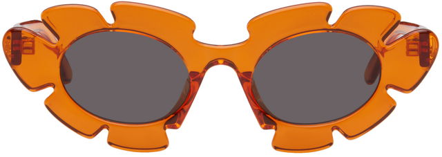 Orange Flower Sunglasses