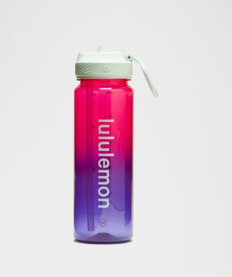 Fľaše lululemon Back to Life 710ml Water Bottle with Straw Ružová | prod11870448, 4