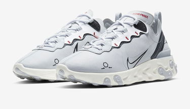Tenisky a topánky Nike React Element 55 Šedá | CU3009-002, 4