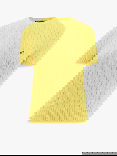 Sveter Polo by Ralph Lauren Women's Cable Knit Sweater with Pocket by Polo Ralph Lauren Žltá | 211895379014, 0
