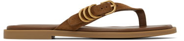 Starostlivosť o obuv rag & bone rag & bone Gia Suede Thong Sandals Hnedá | WFF25SF1003SU03, 0
