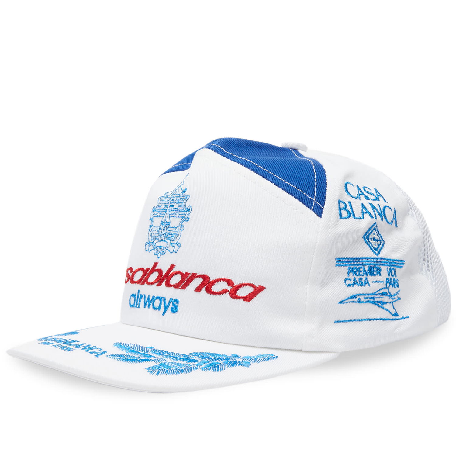 Šiltovka Casablanca Airways Embroidered Cap Biela | AF22-HAT-012-01, 0