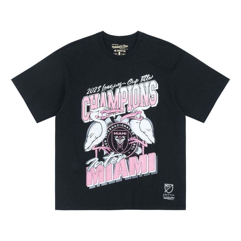 Tričko Mitchell & Ness Inter Miami CF Champion T-Shirt Čierna | MN2551-BLACK