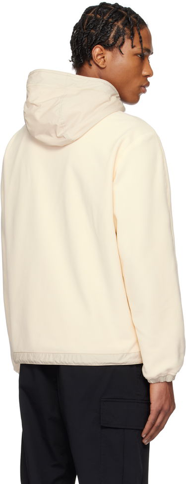 Mikina Moncler Moncler Fleece Zip-Up Reversible Hoodie Béžová | K10918G0002180093, 2