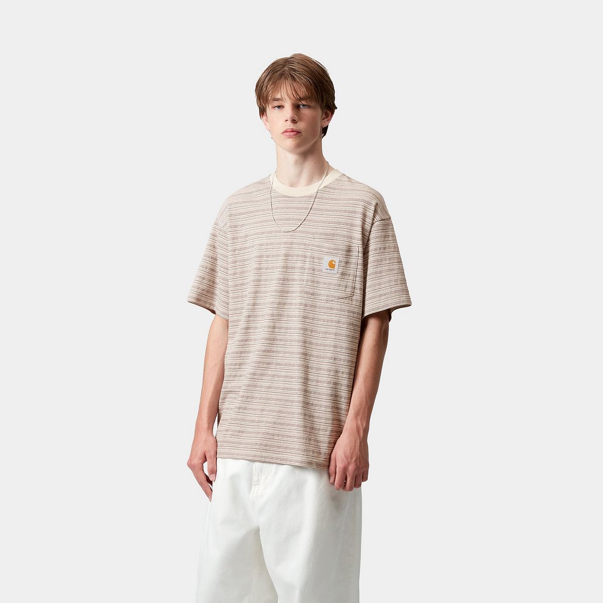 Tričko Carhartt WIP Carhartt WIP Gellar Pocket Short Sleeve T-Shirt Béžová | I035141_5, 0