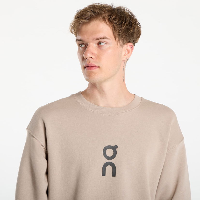 Mikina On Running Club Crew Sweatshirt XL Béžová | 1ME10340603