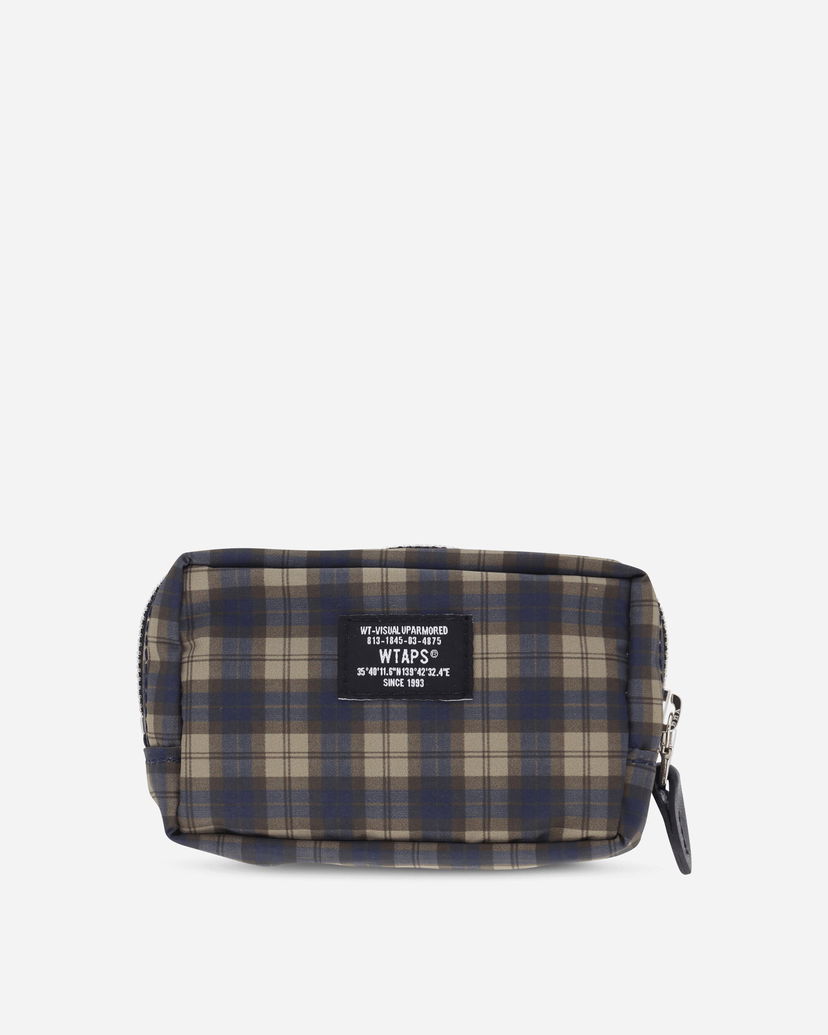 Batohy a tašky WTAPS Standard Supply Plaid Square Pouch S Rôznofarebný | 252EG58D-CG02 BEIGE