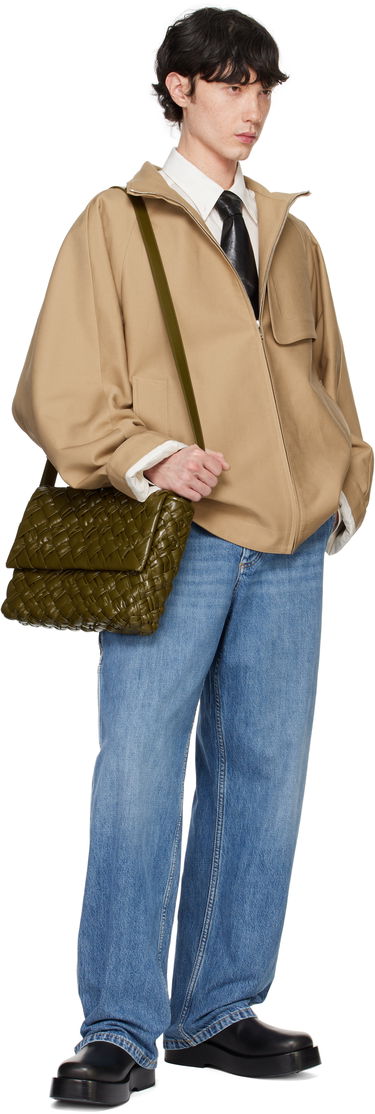 Taška cez rameno Bottega Veneta Bottega Veneta Rumple Messenger Bag Zelené | 776519 V40T1 3348, 3