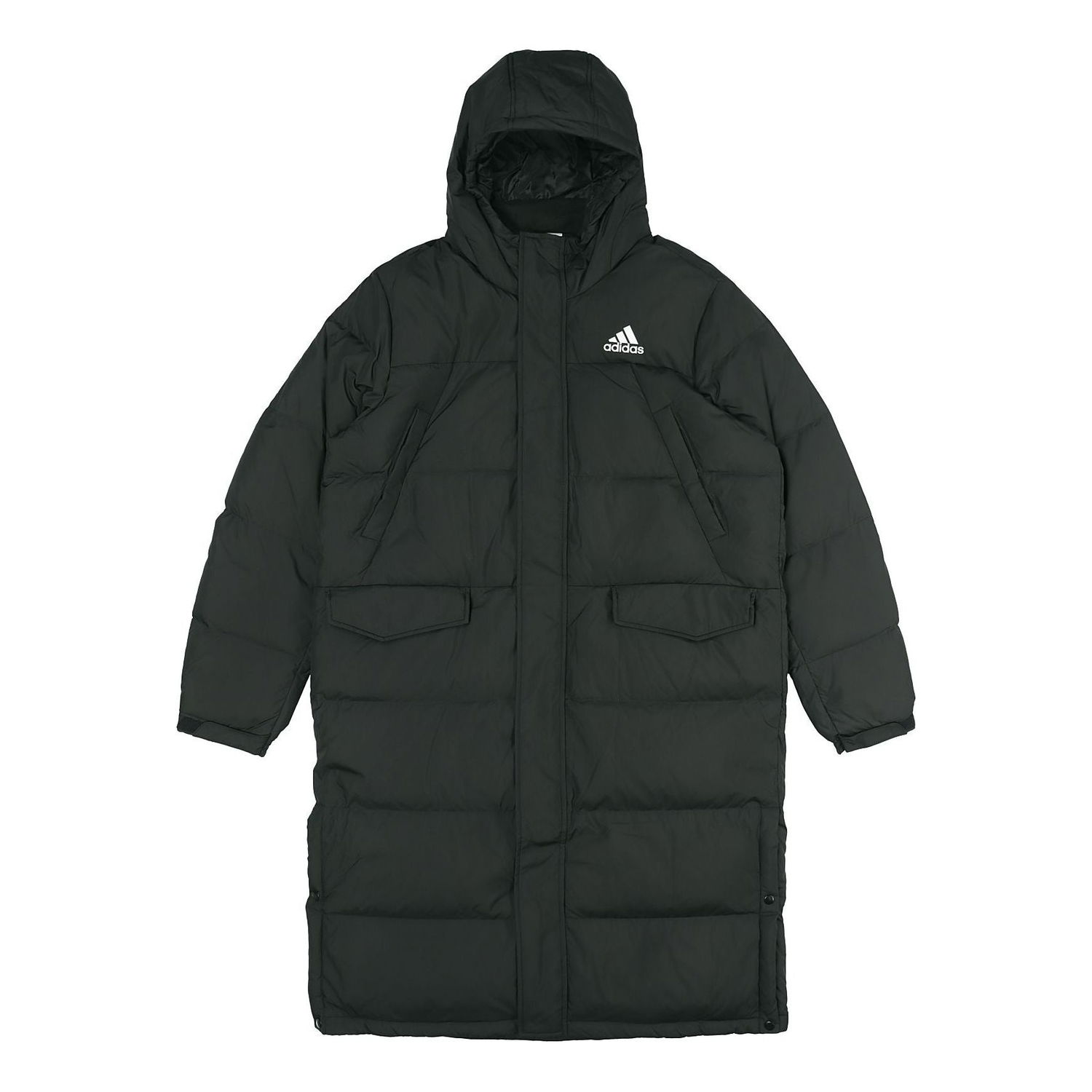 Parka adidas Originals 3-Stripes Long Down Parka Čierna | GK0664, 0