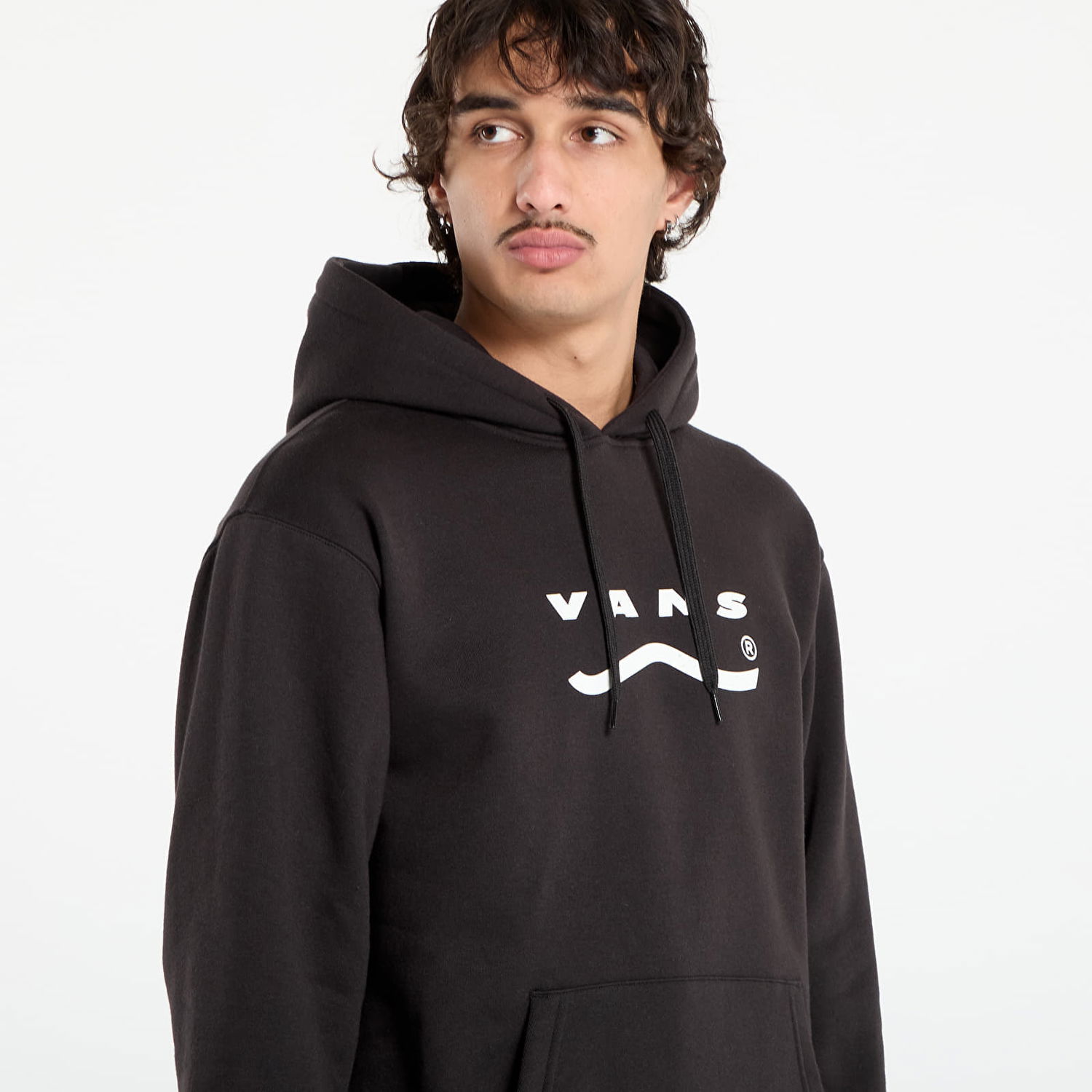 Mikina Vans Deteremined Pullover Hoodie Čierna | VN000P8GBLK1, 1