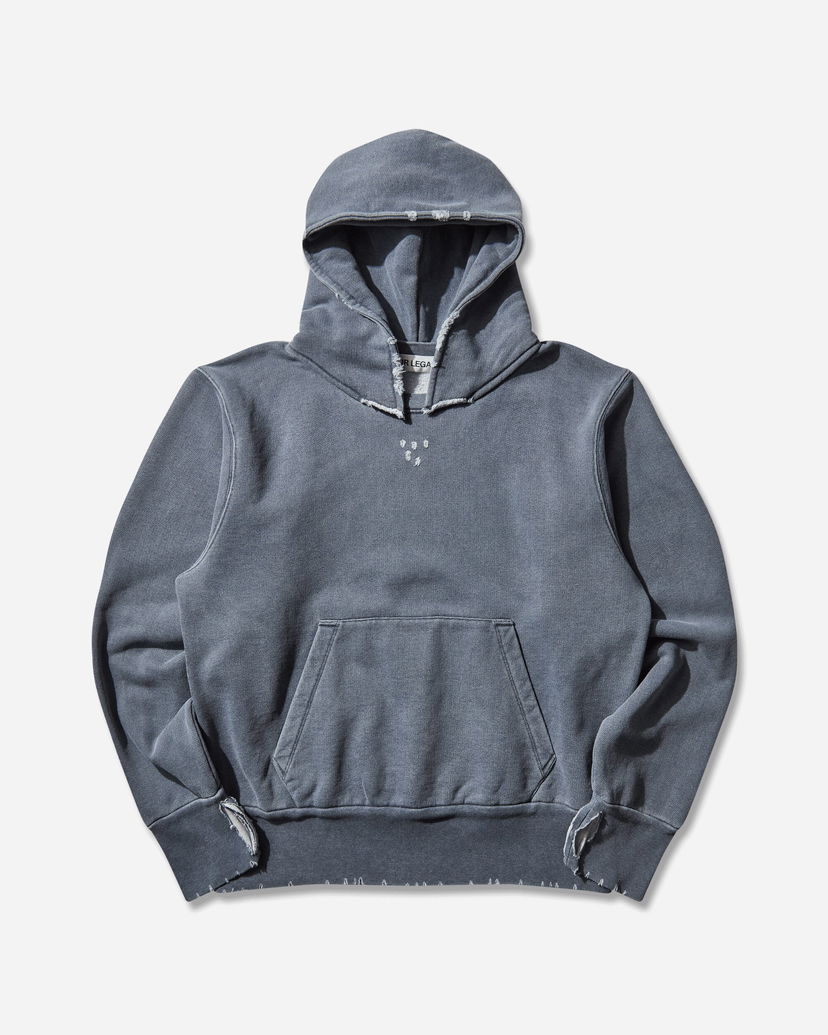 Mikina OUR LEGACY Relic Distressed Pouch Pocket Hoodie Šedá | M4256RF 001