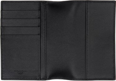 Peňaženka Dolce & Gabbana Dolce&Gabbana Calfskin Passport Holder Čierna | BP2215AV956, 2