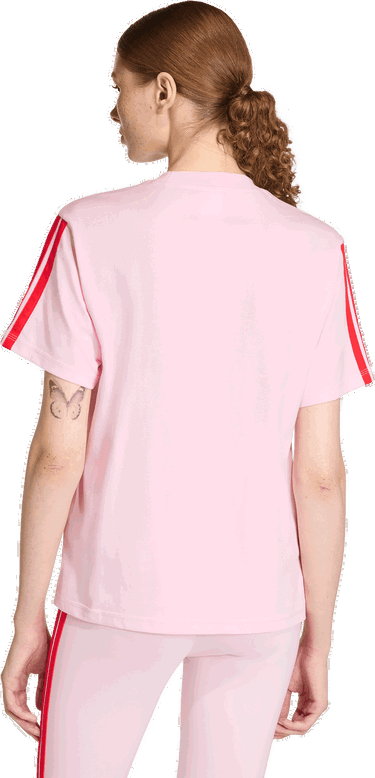 Tričko adidas Originals Short Sleeve T-Shirt Essentials 3 Stripes Ružová | kc5199, 2