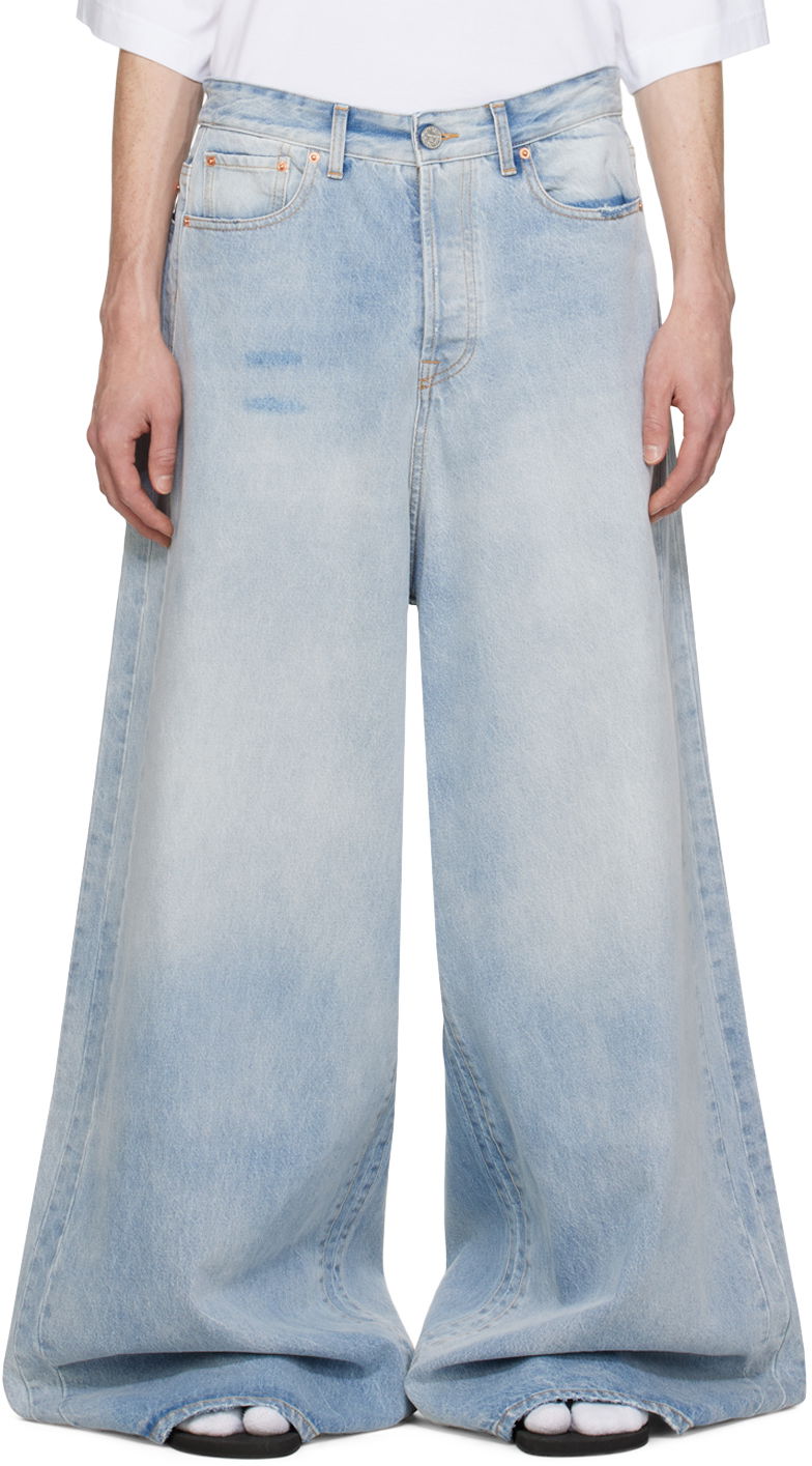 Džínsy VETEMENTS Big Shape Jeans Šedá | UE64PA140N