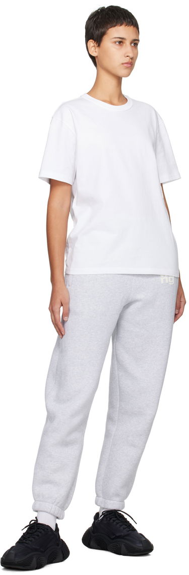 Tričko Alexander Wang Puff Logo T-Shirt Biela | 4CC3221357, 3