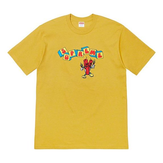 Tričko Supreme Supreme Dynamite Print T-Shirt Žltá | SUP-SS19-10491
