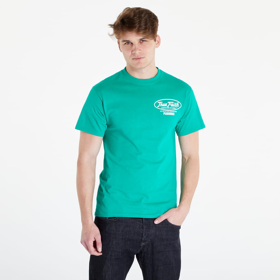 Tričko Pleasures Faith T-shirt Tyrkysová | P22f058 green, 0