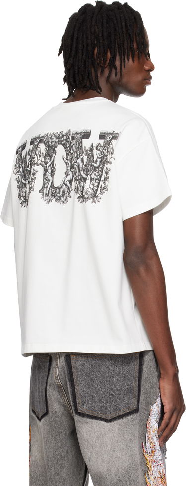 Tričko Who Decides War Who Decides War Crossed Heart Graphic T-Shirt Biela | 1110130001SS25, 2