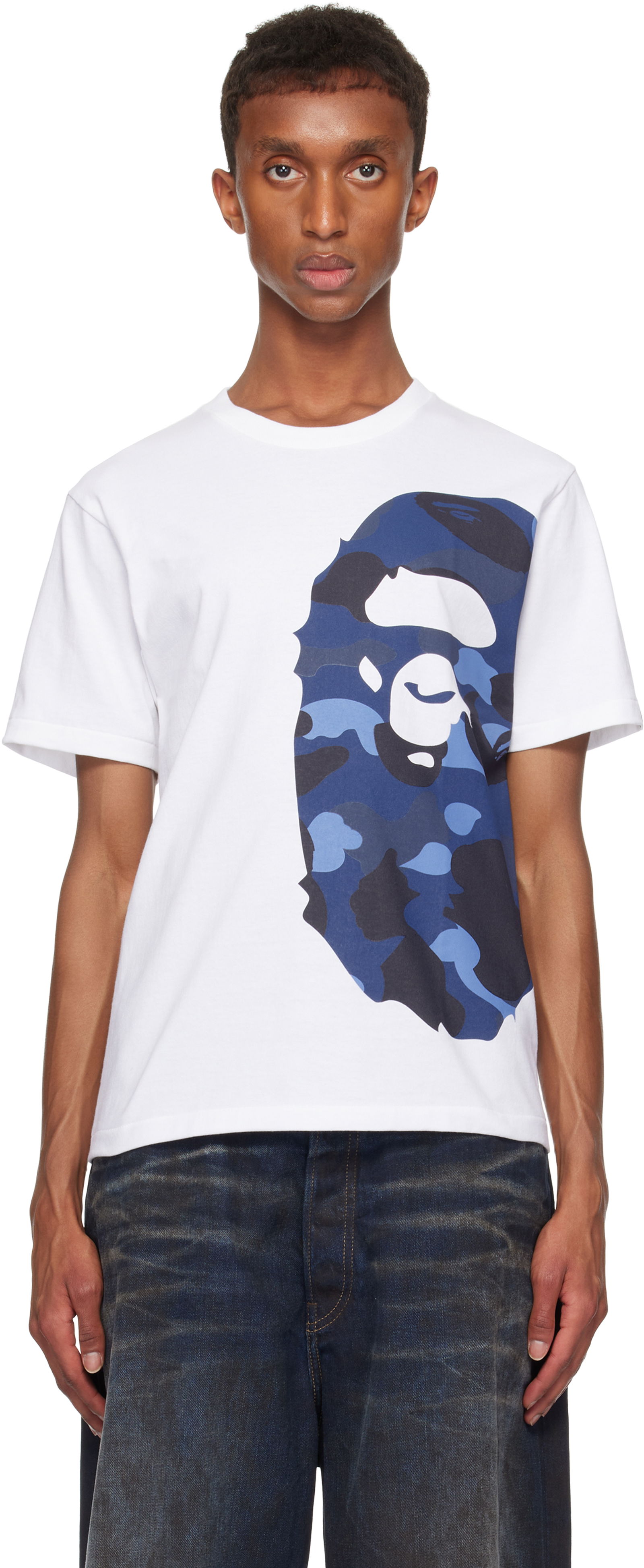 Camo Side Big Ape Head T-shirt