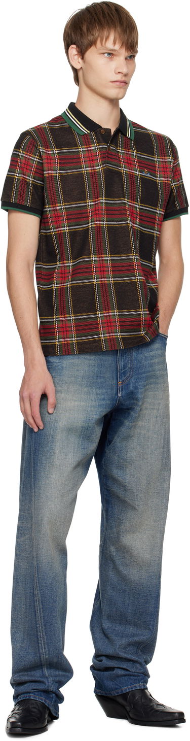 Polo tričko Vivienne Westwood Vivienne Westwood Classic Plaid Polo Rôznofarebný | 2H01000P-J009T-, 3