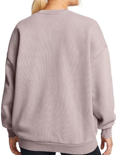 Sveter Under Armour Under Armour Icon Fleece Crew Sweatshirt Fialová | 1386486-015, 1