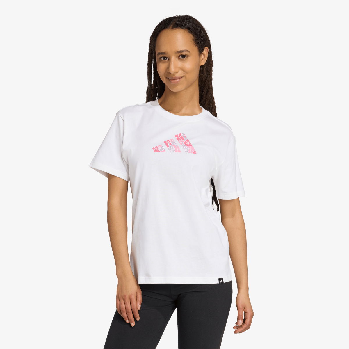 Tričko adidas Originals Floral Graphic Tee Biela | JV6085, 1