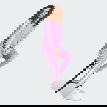 Súprava adidas Performance Essentials 3-Stripes Tracksuit Fialová | IX1098, 4