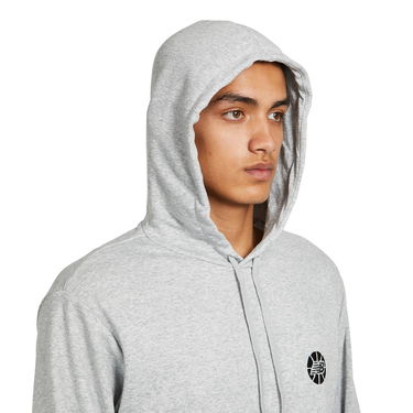 Mikina New Balance Hoops Essentials Fundamental Hoodie Šedá | MT23581_AG, 2