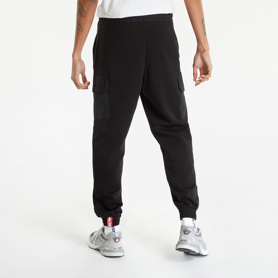 Šortky Alpha Industries Sweat Nylon Cargo Jogger Čierna | 108363-03, 1